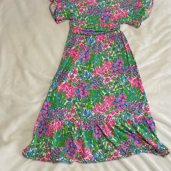 Lilly Pulitzer Juliet Ruffle Midi Dress - Picture 9 of 11